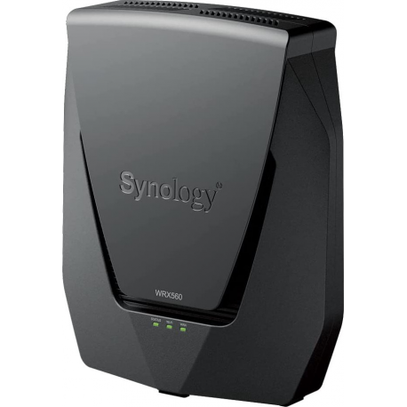 Synology WRX560 - Wireless router - mesh - 4-port switch - GigE, 2.5 GigE - WAN ports: 2 - 802.11a/b/g/n/ac/ax - 3