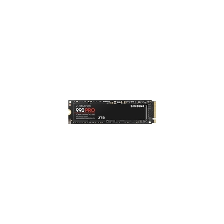 Samsung 990 PRO MZ-V9P2T0BW - SSD - encrypted - 2 TB - internal - M.2 2280 - PCIe 4.0 x4 (NVMe) - 256-bit AES - TCG Opal Encryption 2.0 - 0