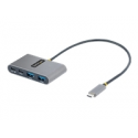 StarTech.com 4-Port USB-C Hub with 100W Power Delivery Pass-Through Charging, 2x USB-A + 2x USB-C, 5Gbps, USBC Hub w/ 1ft (30cm) Long Cable, Portable Laptop USB Type-C to USB-A/C Hub - USB 3.0 Expansion Hub (5G2A2CPDB-USB-C-HUB) - Hub - 2 x USB 3.2 Gen 1 + 2 x USB-C 3.2 Gen 1 - desktop