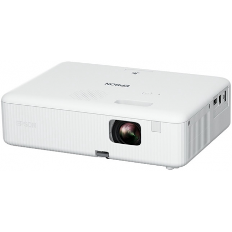 Epson CO-W01 - 3LCD projector - portable - 3000 lumens (white) - 3000 lumens (colour) - WXGA (1280 x 800) - 16:10 - black / white - 2