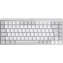Logitech Master Series MX Mechanical Mini for Mac - Keyboard - backlit - wireless - Bluetooth LE - QWERTY - US International - key switch: Tactile Quiet - pale grey