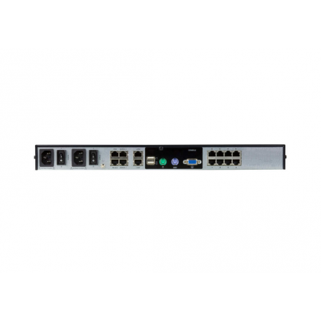 ATEN KVM over IP KN1108VA - KVM switch - Managed - 8 x KVM port(s) - 1 local user - 1 IP user - desktop, rack-mountable - 1