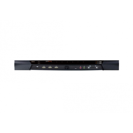 ATEN KVM over IP KN1108VA - KVM switch - Managed - 8 x KVM port(s) - 1 local user - 1 IP user - desktop, rack-mountable - 2