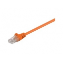 MicroConnect - Network cable - RJ-45 (M) to RJ-45 (M) - 25 cm - UTP - CAT 5e - stranded - orange