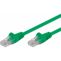 MicroConnect - Network cable - RJ-45 (M) to RJ-45 (M) - 25 cm - 6 mm - UTP - CAT 6 - round, stranded - green