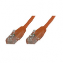 MicroConnect - Network cable - RJ-45 (M) to RJ-45 (M) - 1 m - UTP - CAT 6 - stranded - orange