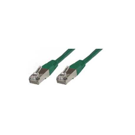 MicroConnect - Network cable - RJ-45 (M) to RJ-45 (M) - 25 cm - FTP - CAT 6 - booted - green - 0