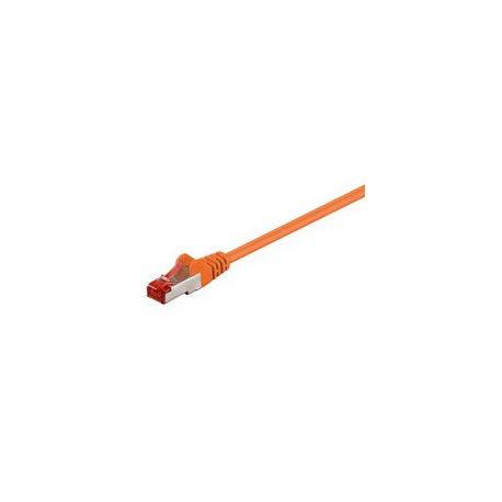 MicroConnect - Network cable - RJ-45 (M) to RJ-45 (M) - 50 cm - foiled unshielded twisted pair (F/UTP) - CAT 6 - molded, stranded - orange - 0