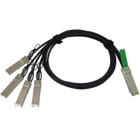 Cisco Direct-Attach Breakout Cable - Network cable - QSFP+ (M) to SFP+ (M) - 5 m - SFF-8431 / SFF-8436 / SFF-8461 - passive - grey - for P / N: N9K-C93180YC-FX3, N9K-C9336C-FX2-E, NC55-MPA-4H-HX-S=, NC57-24X400G-BA=, UCS-FI-64108 - 0