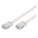 MicroConnect - Network cable - RJ-45 (M) to RJ-45 (M) - 25 cm - UTP - CAT 6 - booted, flat - white