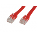 MicroConnect UltraFlat - Network cable - RJ-45 (M) to RJ-45 (M) - 1 m - UTP - CAT 6 - booted, flat - red