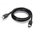 Lenovo - HDMI cable - HDMI male to HDMI male - 2 m - for ThinkCentre M80t Gen 3; ThinkCentre neo 50; ThinkPad T14s Gen 3; V50t Gen 2-13