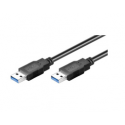 MicroConnect - USB cable - USB Type A (M) to USB Type A (M) - USB 3.0 - 2 m - black