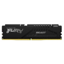 Kingston FURY Beast - DDR5 - module - 16 GB - DIMM 288-pin - 5600 MHz / PC5-44800 - CL36 - 1.25 V - unbuffered - on-die ECC - black