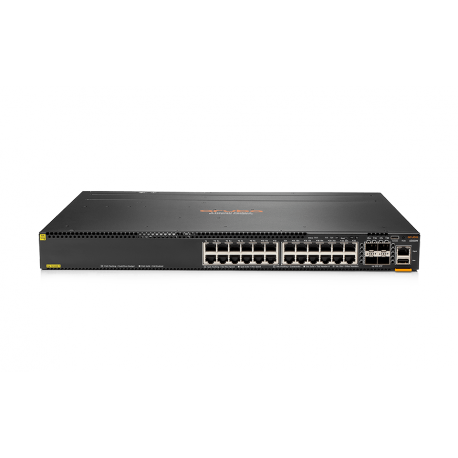 HPE Aruba 6300M - Switch - L3 - Managed - 48 x 10/100/1000 (1 PoE+) + 4 x 1 Gigabit / 10 Gigabit / 25 Gigabit / 50 Gigabit SFP56 (uplink / stacking) - front and side to back - rack-mountable - PoE+ - 0
