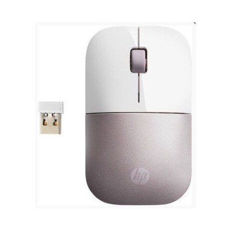 HP Z3700 - Mouse - wireless - 2.4 GHz - USB wireless receiver - pink - for OMEN by HP Laptop 16; Victus by HP Laptop 16; Laptop 15, 17; Pavilion Plus Laptop 14 - 2