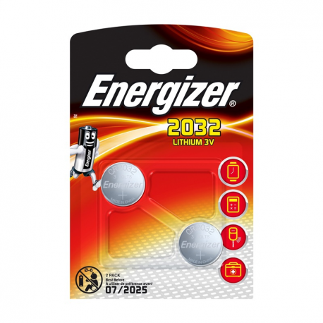 Energizer 2032 - Battery 2 x CR2032 - Li - 240 mAh - 1