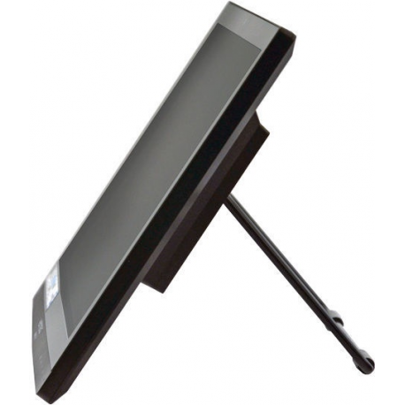 HANNS.G HT161HNB - HT Series - LED monitor - 15.6" - touchscreen - 1366 x 768 @ 60 Hz - 220 cd / m² - 500:1 - 12 ms - HDMI, VGA - headphone - 4