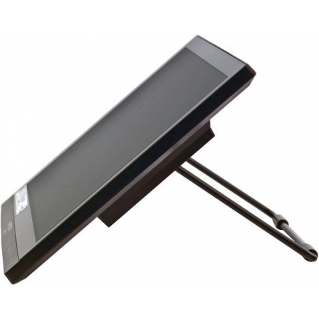 HANNS.G HT161HNB - HT Series - LED monitor - 15.6" - touchscreen - 1366 x 768 @ 60 Hz - 220 cd / m² - 500:1 - 12 ms - HDMI, VGA - headphone - 5