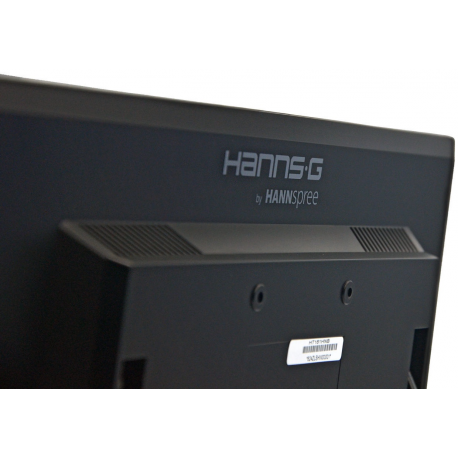 HANNS.G HT161HNB - HT Series - LED monitor - 15.6" - touchscreen - 1366 x 768 @ 60 Hz - 220 cd / m² - 500:1 - 12 ms - HDMI, VGA - headphone - 7