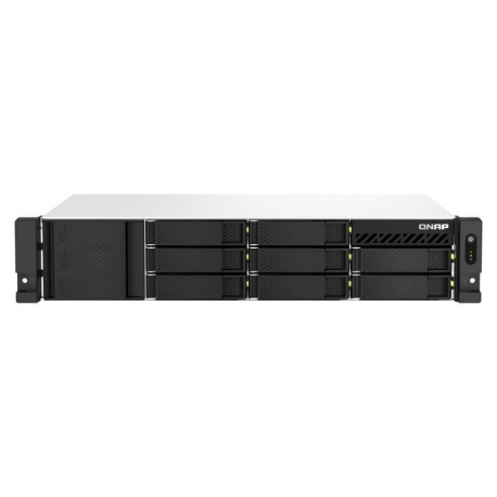 QNAP TS-864eU-RP - NAS server - 8 bays - rack-mountable - SATA 6Gb / s - RAID 0, 1, 5, 6, 10, 50, JBOD, 60 - RAM 8 GB - Gigabit Ethernet  /  2.5 Gigabit Ethernet - iSCSI support - 2U - 0