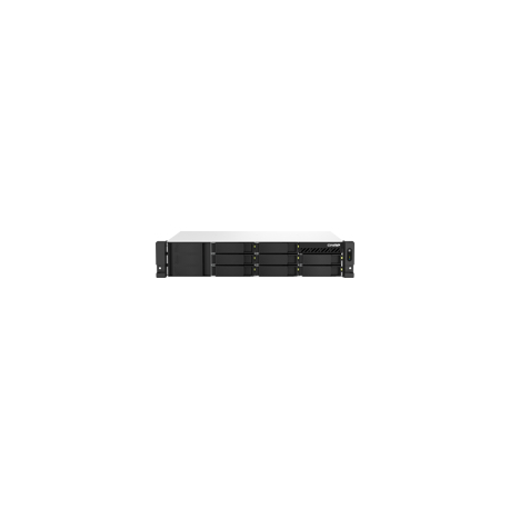 QNAP TS-864eU - NAS server - 8 bays - rack-mountable - SATA 6Gb / s - RAID 0, 1, 5, 6, 10, 50, JBOD, 60 - RAM 8 GB - Gigabit Ethernet  /  2.5 Gigabit Ethernet - iSCSI support - 2U - 1
