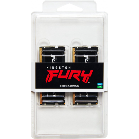 Kingston FURY Impact - DDR5 - kit - 32 GB: 2 x 16 GB - SO-DIMM 262-pin - 5600 MHz / PC5-44800 - CL40 - 1.1 V - unbuffered - on-die ECC - 2