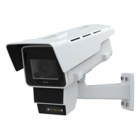 AXIS Q1656-DLE - Network surveillance camera - box - outdoor - weather resistant  /  impact resistant - colour (Day&Night) - 4 MP - 2688 x 1512 - i-CS-mount - vari-focal - audio - GbE - MJPEG, AVC, HEVC, H.265, H.264B, H.264H, H.264M, MPEG-4 Part 10, MPEG-H Part 2 - DC 10 - 28 V  /  PoE Plus Class 4 - 0