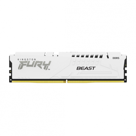 Kingston FURY Beast - DDR5 - module - 16 GB - DIMM 288-pin - 5600 MHz  /  PC5-44800 - CL40 - 1.25 V - unbuffered - on-die ECC - white - 0