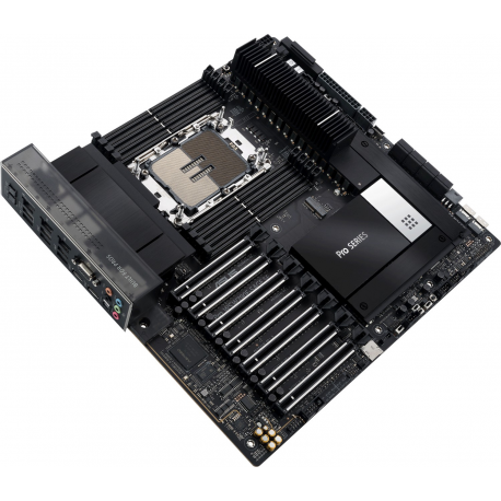 ASUS PRO WS W790E-SAGE SE - Motherboard - SSI EEB - LGA4677 Socket-E - W790 Chipset - USB 3.2 Gen 1, USB 3.2 Gen 2x2, USB-C 3.2 Gen2, USB-C 3.2 Gen 2x2 - 10 Gigabit LAN, Gigabit LAN - HD Audio (8-channel) - 2