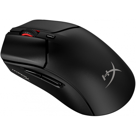 HyperX Pulsefire Haste 2 - Mouse - optical - 6 buttons - wireless, wired - 2.4 GHz, Bluetooth 5.0 - USB wireless receiver - black - 3