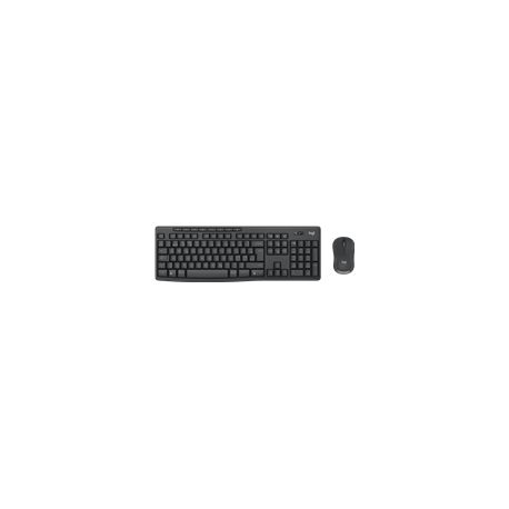 Logitech MK370 Combo for Business - Keyboard and mouse set - wireless - Bluetooth LE - QWERTY - Nordic (Danish/Finnish/Norwegian/Swedish) - graphite - 0