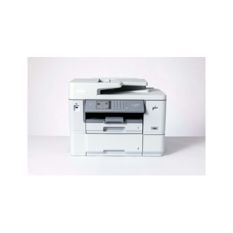 Brother MFC-J6959DW - Multifunction printer - colour - ink-jet - A3 / Ledger (media) - up to 25 ppm (copying) - up to 30 ppm (printing) - 850 sheets - 33.6 Kbps - USB 2.0, LAN, Wi-Fi(n), NFC, USB 2.0 host - 0