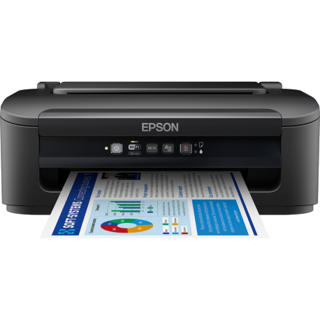 Epson WorkForce WF-2110W - Printer - colour - ink-jet - A4 / Legal - 5760 x 1440 dpi - up to 9 ppm (mono) / up to 4.7 ppm (colour) - capacity: 100 sheets - USB 2.0, LAN, Wi-Fi(n) - 0