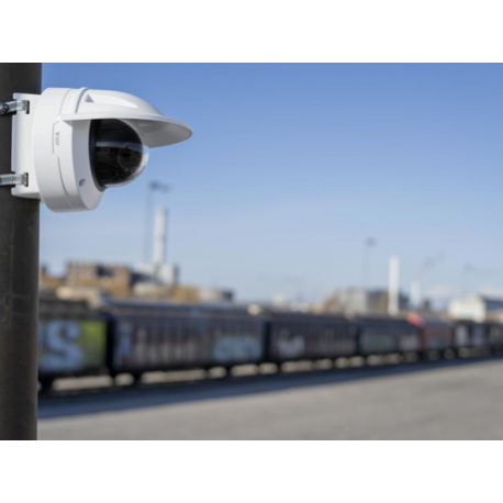 AXIS Q3626-VE - Network surveillance camera - dome - outdoor - vandal  /  weatherproof - colour (Day&Night) - 4 MP - 2688 x 1512 - M25 mount - vari-focal - audio - wired - GbE - MJPEG, H.264, AVC, HEVC, H.265, MPEG-4 Part 10, MPEG-H Part 2 - DC 10 - 28 V  /  PoE Plus Class 4 - TAA Compliant - 5