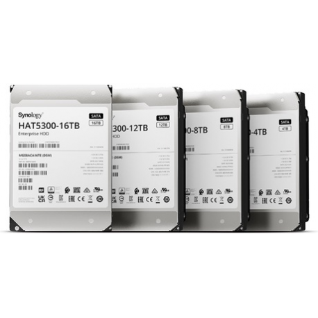 Synology Plus Series HAT3300 - Hard drive - 4 TB - internal - 3.5" - SATA 6Gb/s - 5400 rpm - 2