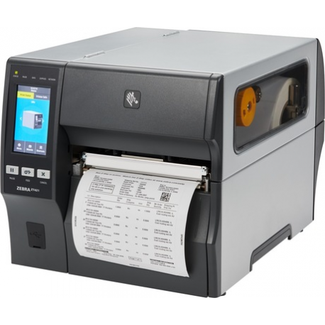 Zebra ZT400 Series ZT421 - Label printer - direct thermal  /  thermal transfer - Roll (17.1 cm) - 203 dpi - up to 305 mm / sec - USB 2.0, LAN, serial, USB host, NFC, Bluetooth 4.1 - rewinder, peeler - 1