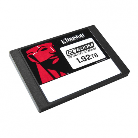 Kingston DC600M - SSD - Mixed Use - encrypted - 1.92 TB - internal - 2.5" - SATA 6Gb / s - 256-bit AES - Self-Encrypting Drive (SED) - 1