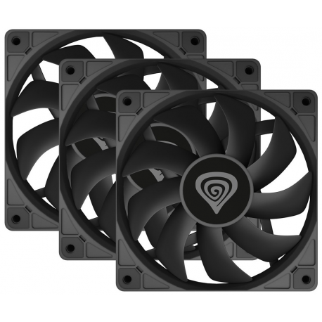 Genesis Oxal 120 - Case fan - 120 mm (pack of 3) - 0