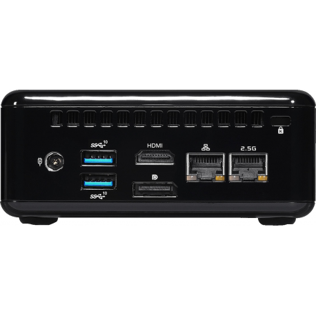 ASRock Industrial NUC BOX - Barebone - box - 1 x Core i7 1165G7  /  up to 4.7 GHz - RAM 0 GB - Intel Iris Xe Graphics - Gigabit Ethernet, 2.5 Gigabit Ethernet - 802.11a / b / g / n / ac / ax - 1