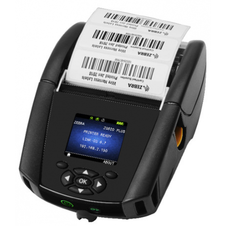 Zebra ZQ600 Series ZQ620 Plus - Label printer - direct thermal - Roll (7.9 cm) - 203 dpi - up to 115 mm / sec - USB, NFC, RS232C, Wi-Fi(ac), Bluetooth 4.2 LE - 1