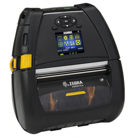 DT Printer ZQ630 Plus_ English fonts,Dual 802.11AC / BT4.x, Linered platen, 0.75_ core, Group 0, Belt clip - 3