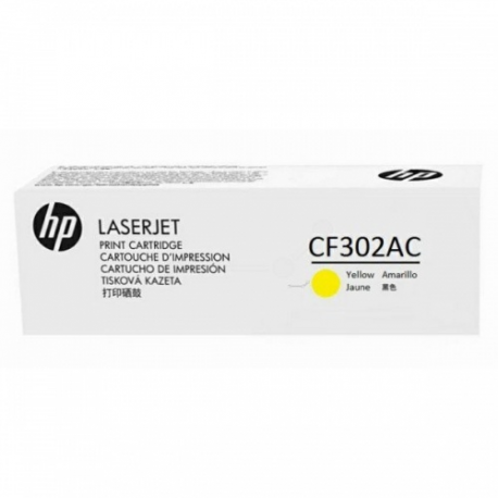 HP 827A - Yellow - original - toner cartridge (CF302AC) - for LaserJet Enterprise Flow MFP M880; LaserJet Managed Flow MFP M880 - 1