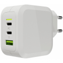 GREEN CELL charger PowerGaN 65W WHITE 2x USB-C PD