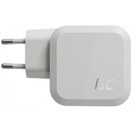 GREEN CELL charger PowerGaN 65W WHITE 2x USB-C PD - 3