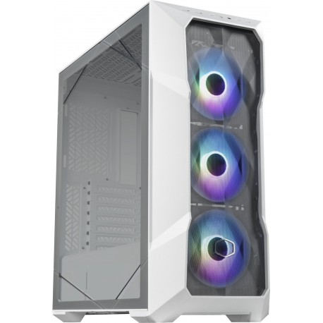 Cooler Master MasterBox TD500 Mesh V2 - Mid tower - SSI CEB - windowed side panel (tempered glass) - no power supply (ATX) - white - USB/Audio - 0