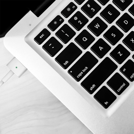 LogiLink - USB cable - USB-C (M) to MagSafe 2 (M) - 1.8 m - silver - for Apple MacBook Air (Early 2014, Early 2015, Mid 2012, Mid 2013, Mid 2014); MacBook Pro (Early 2013, Early 2015, Late 2012, Late 2013, Mid 2014, Mid 2015) - 2