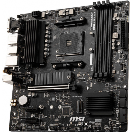 MSI B550M PRO-VDH WIFI - Motherboard - micro ATX - Socket AM4 - AMD B550 Chipset - USB-C Gen1, USB 3.2 Gen 1 - Bluetooth, Gigabit LAN, Wi-Fi - onboard graphics (CPU required) - HD Audio (8-channel) - 1