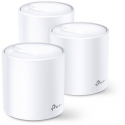 TP-Link Deco X60 - Wi-Fi system (3 routers) - GigE - 802.11a / b / g / n / ac / ax - Dual Band