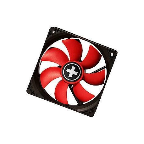 Xilence Red Wing - Case fan - 120 mm - black, red - 3
